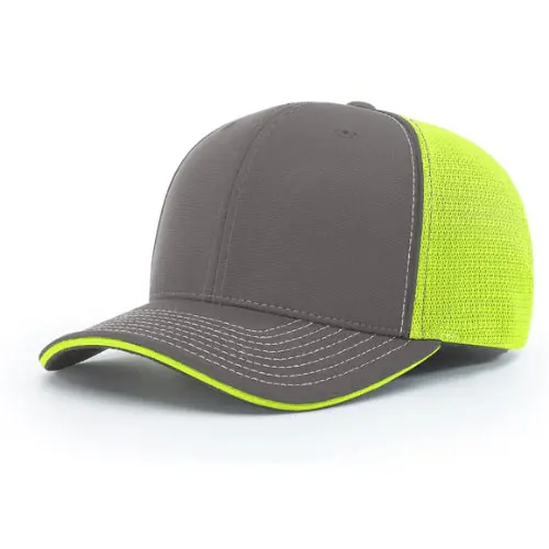 Custom rubber patch richardson 6 panel trucker mesh caps Wholesale Good Quality Richardson Style Mesh hat