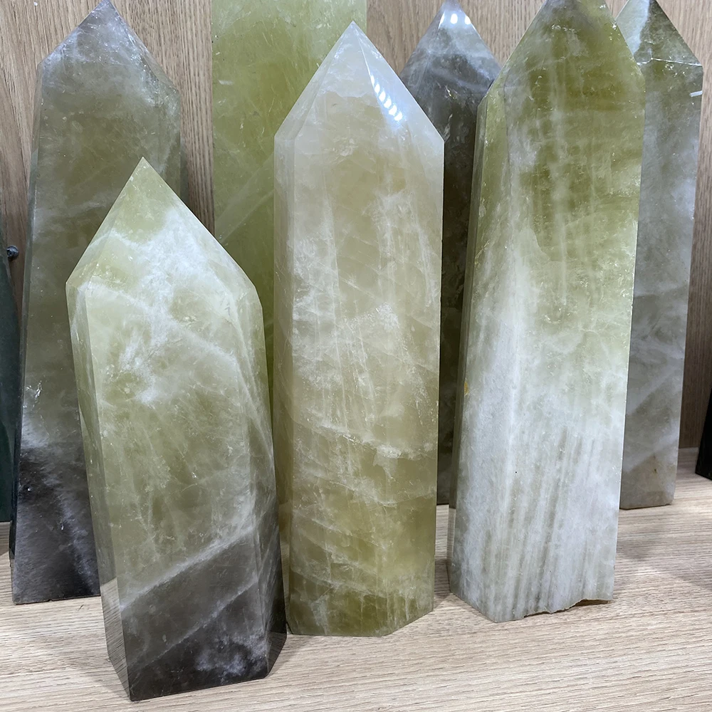 Wholesale Citrine point quartz crystal point large crystal towers