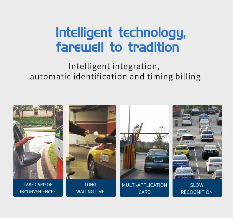 Traffic barriers lpr parking gate barrier system license plate recognition system parking gate