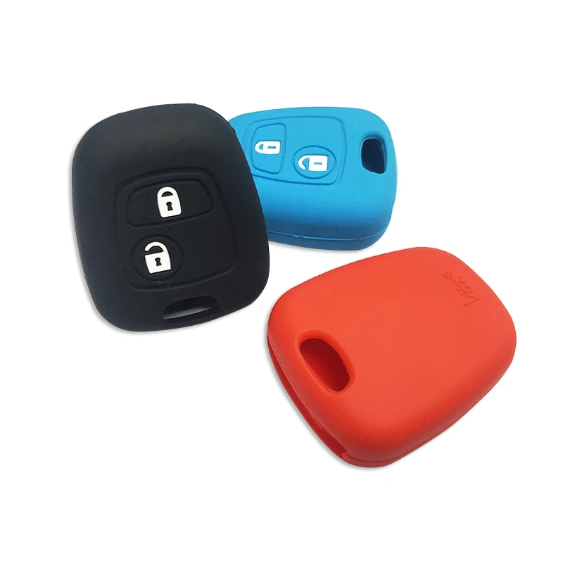 Custom logo silicone smart car remote key fob cover case for car key shell