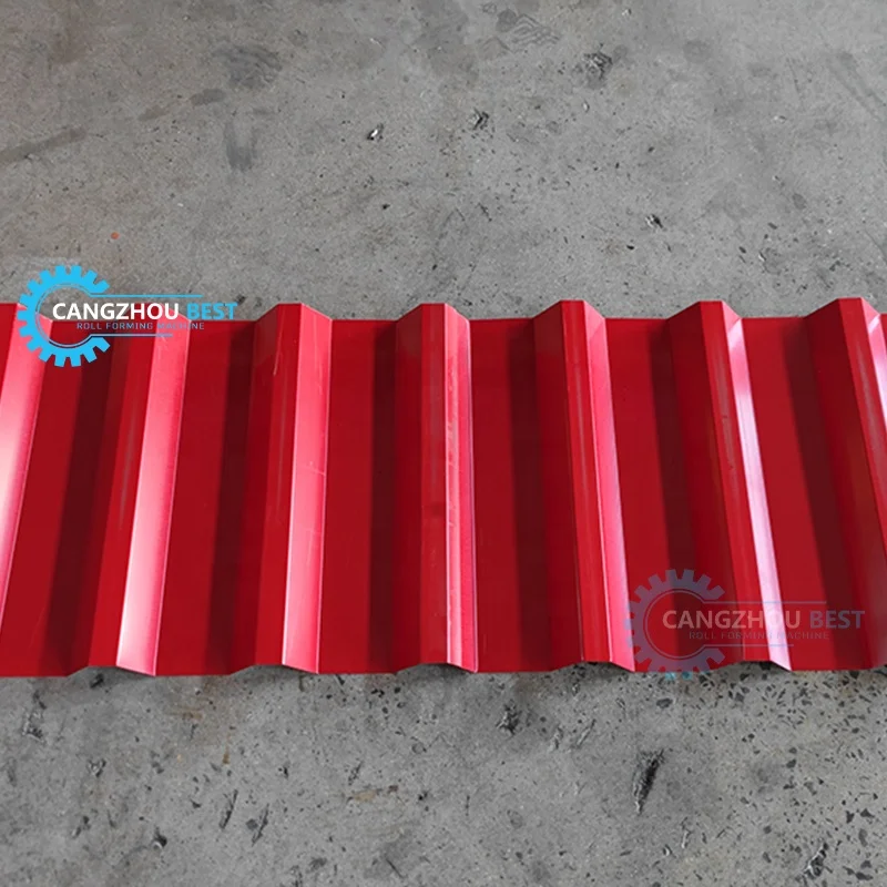 Libya Popular Full Automatic 780 IBR Trapezoidal Metal Roof Sheet Roll Forming Machine