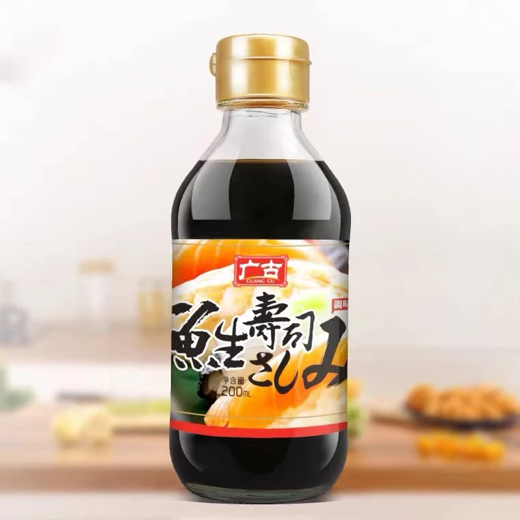 200 мл японского соуса для окунания с хорошим вкусом тонкий соус суши тамари соевый