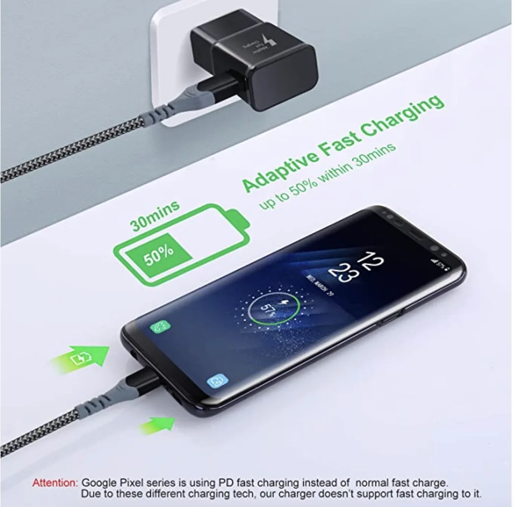  Cargadores для Samsung QC3.0 USB настенное быстрое зарядное устройство 5V 3A 18 Вт QC 3 0 быстрой