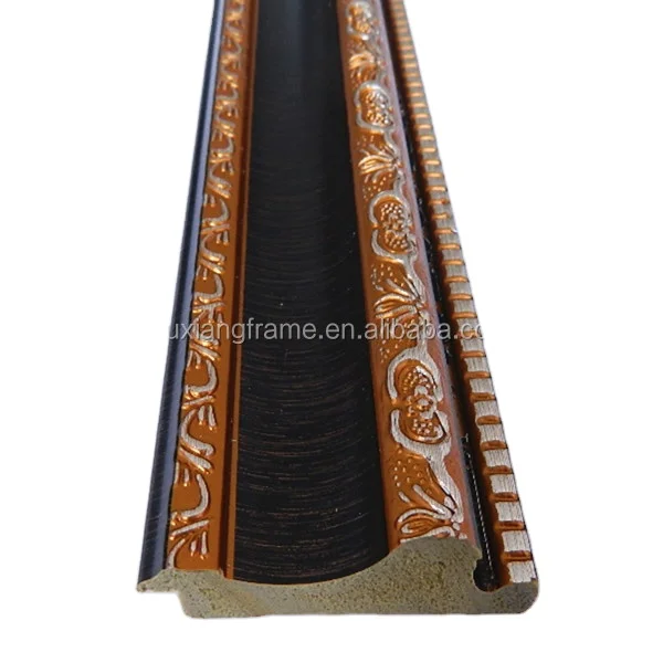 wholesale gold color picture frames for ps photo frames moulding with embossing