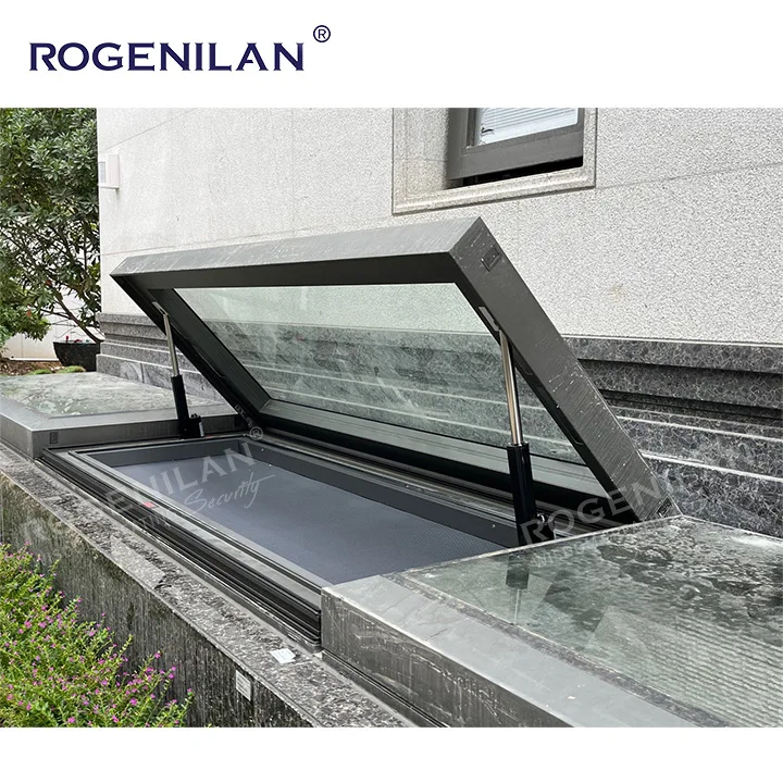 Waterproof Remote Controlled Automatic Electric Aluminum Retractable Skylight