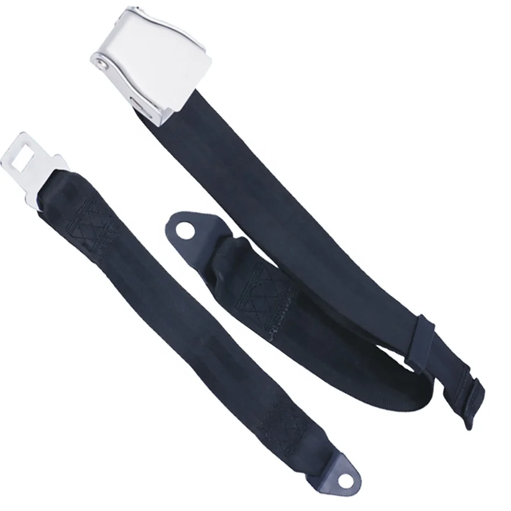 Best Price Aluminium Buckle 2-point Car Seat Safety Belt