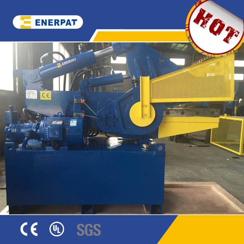 Alligator Shear / Hydraulic Scrap Non Ferrous Shear Machine with CE Ferrous Metal Pipe Cutting Machine 28 Mm Steel Bar 1.65 Tons