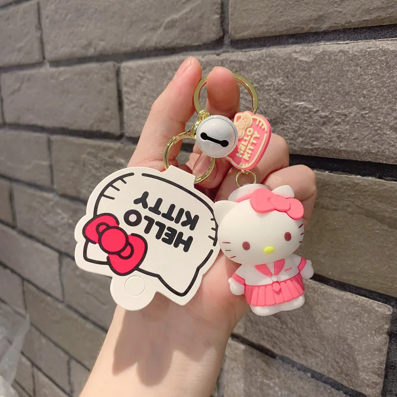 2024 High Quality Sanrio Hello Kitty Keychain Women Girl Bag Car Key chain under dollar Hello Kitty Accessories kawaii