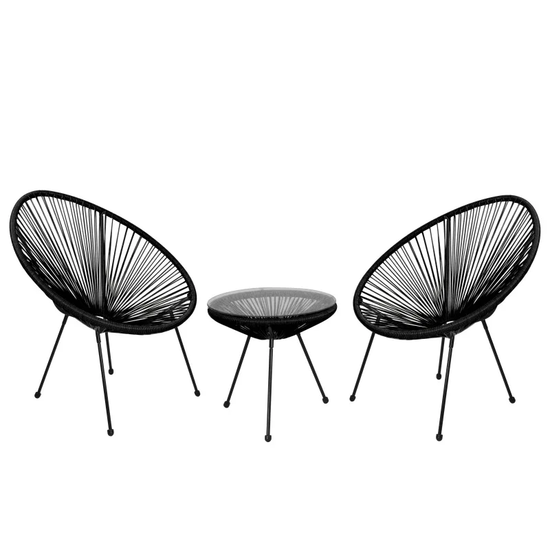 Прямая Продажа с фабрики Высококачественная мебель из ротанга для внутреннего дворика уличный Овальный Тканый Плетеный стул отдыха и сада