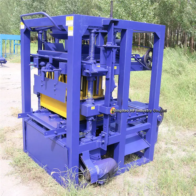 QT4-26 Malaysia Factory Price Hot Hollow Interlocking Paving Tile Mould Cement Cheap Brick Making Machines