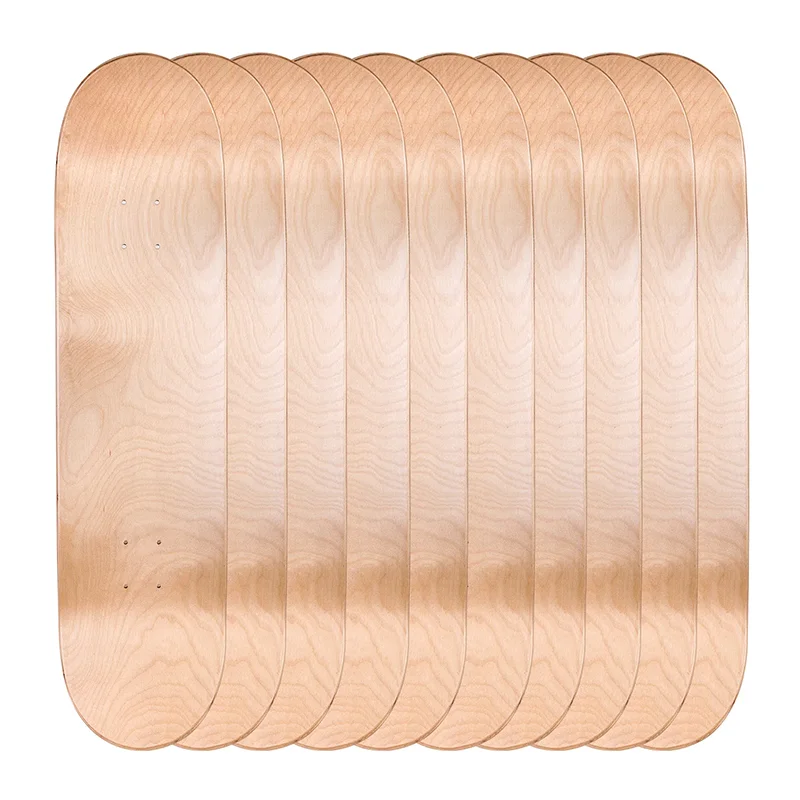 Professional 8 8.75 inch pro skate board OEM plain wooden canadian maple blank custom skateboard deck