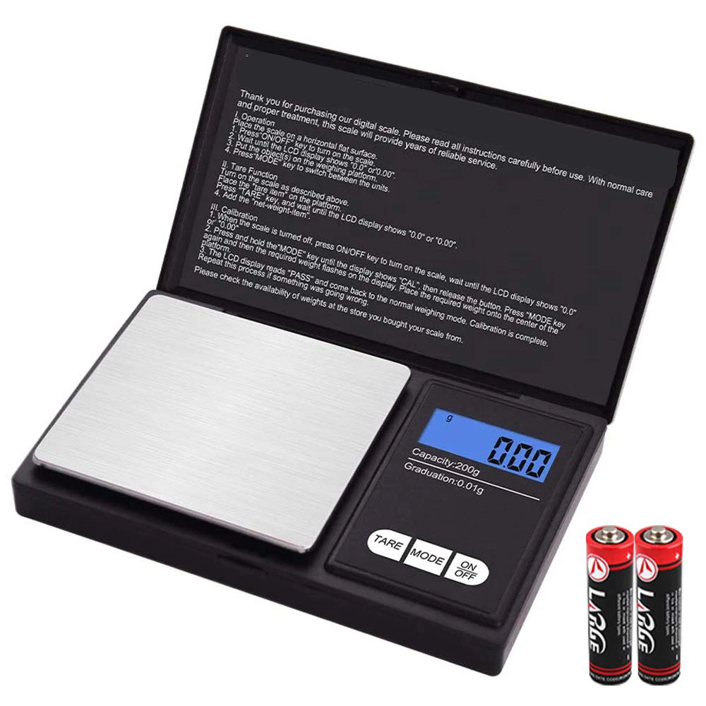 Weigh Gram Scale Digital Pocket Scale 100g by 0.01g Digital Grams Scale
