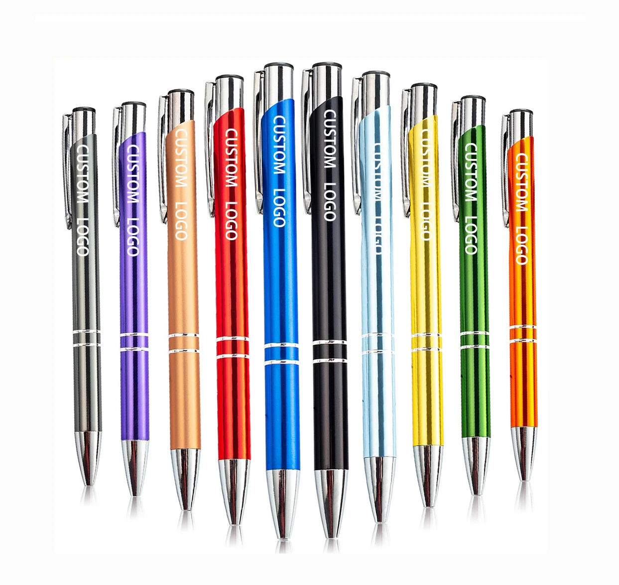 Новая рекламная гостиничная ручка с алюминиевым стержнем oxidation1.0 шариковая гравировкой логотипа на заказ 1009