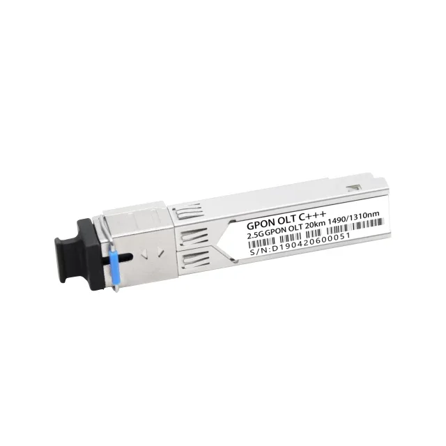 
GPON OLT C+++ Optical Module 2.5G/1.25G 20KM TX1490nm/RX1310nm gpon olt ont sfp 
