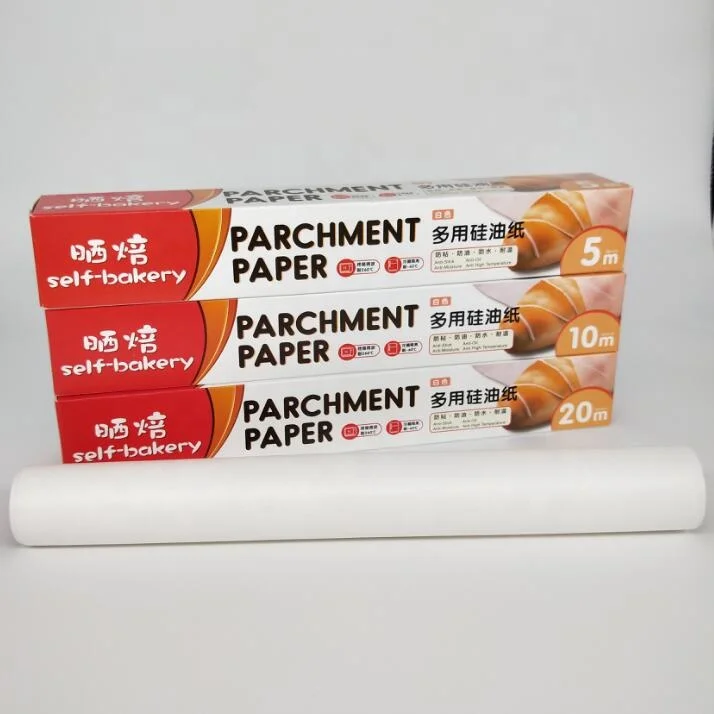 
Self-bakery Jieshen/Qieling Nonstick Culinary Silicone Parchment Paper Roll/Dispenser Pan Liner for Oven Barbecue 