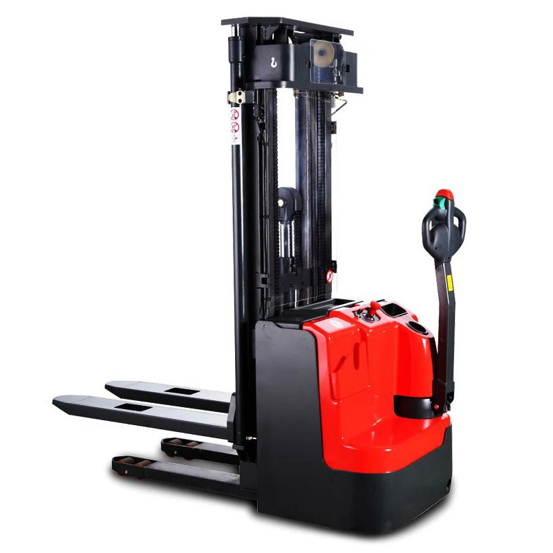 NOBLELIFT brand 1.2 1.6ton 2 ton 3000mm ailador electrico portatil pallet lifter full electric battery stacker