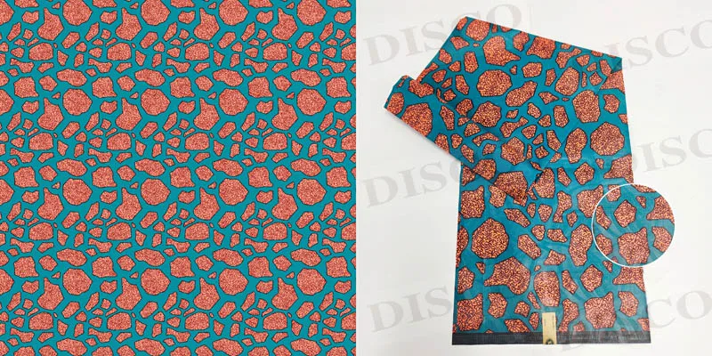 Factory Wholesale High Quality Polyester Custom Silk Satin African Printed Fabric