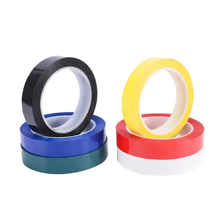 Mylar Masking Tape Flame Retardant Heat-resistant Polyester Acrylic Adhesive Tape Colorful Pet Insulation Mara Tape