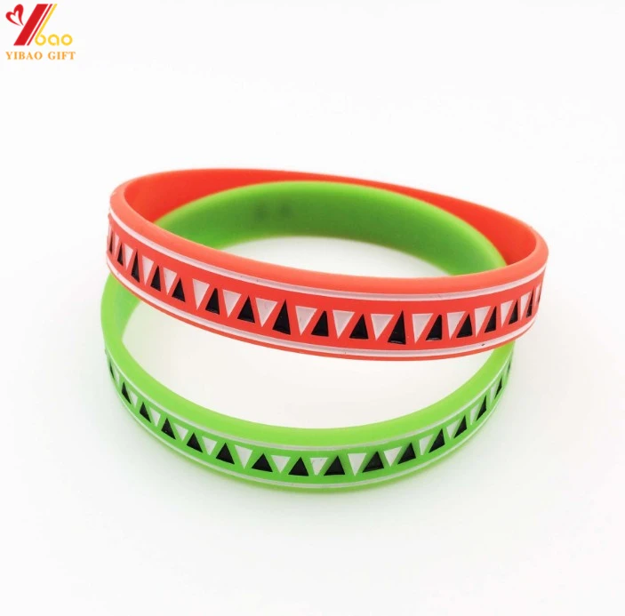 Custom Comfortable silicone wristband Elastic wristband for sports