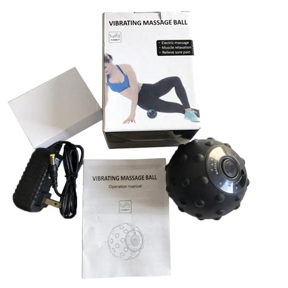 
Custom OEM 4 Speed Textured Surface With Massage Knobs Foot Vibrating Massage Ball 