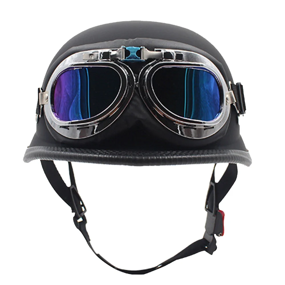 
THENICE Retro German Style ABS Motorcycle Helmet,Casque Moto, Open Half Face Cruiser Motercycle Helmets Wholesale 