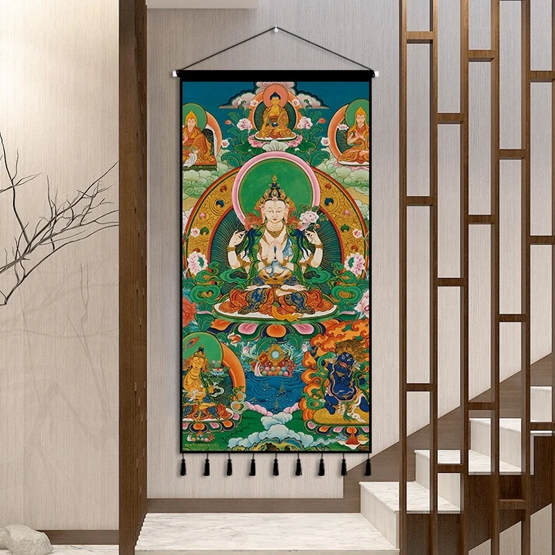 Interior living room sofa wall art tapestry religious style decorative paintings 2021 hot new factory price can be customized