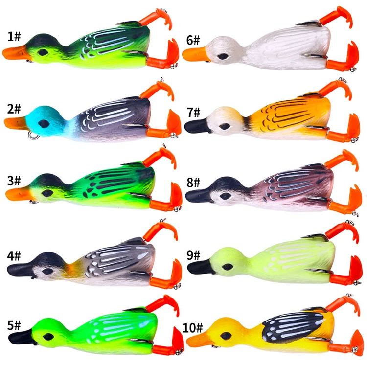 swimbait top water wholesale floating topwater custom trolling jerkbait jig hook body artificial hard plastic fishing lure duck