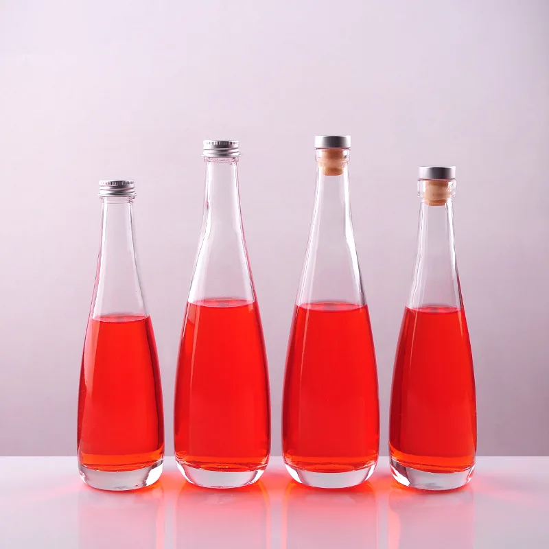 Clearance Sale Custom Empty Vodka Bottle 375ml 500ml 750ml Glass Bottle For Liquor With Cap