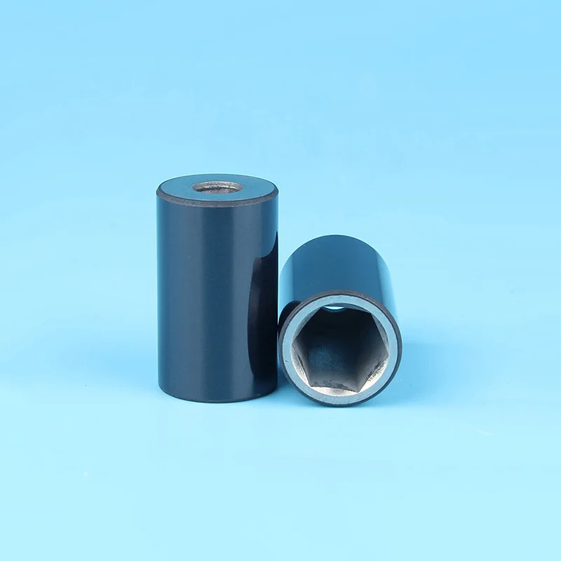 Water pump parts hex socket shaft sleeve with ceramic coating