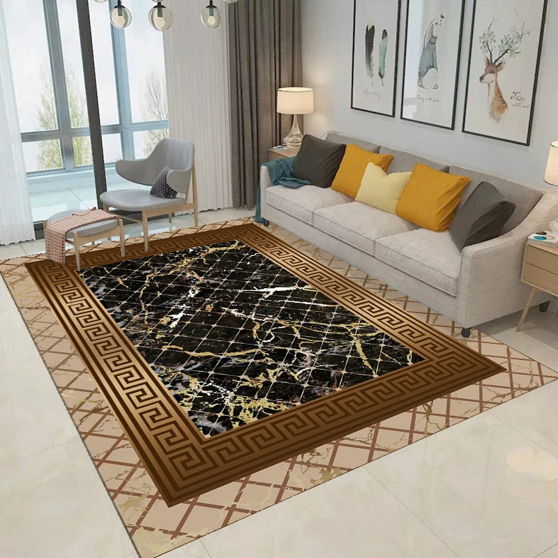 3D Persian Carpet Turkey Muslim Mosque Islamic Mat Hot Selling For Living Room rug Traditional Boho Non-Slip Carpets