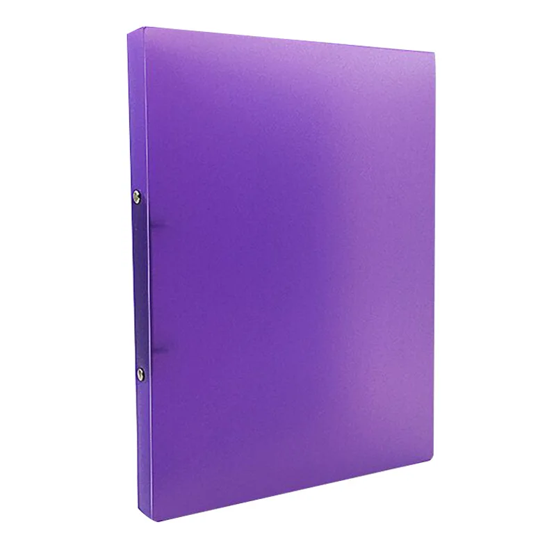 Folder clip board plastic O-type 2-hole A4 data binder transparent punch file folder