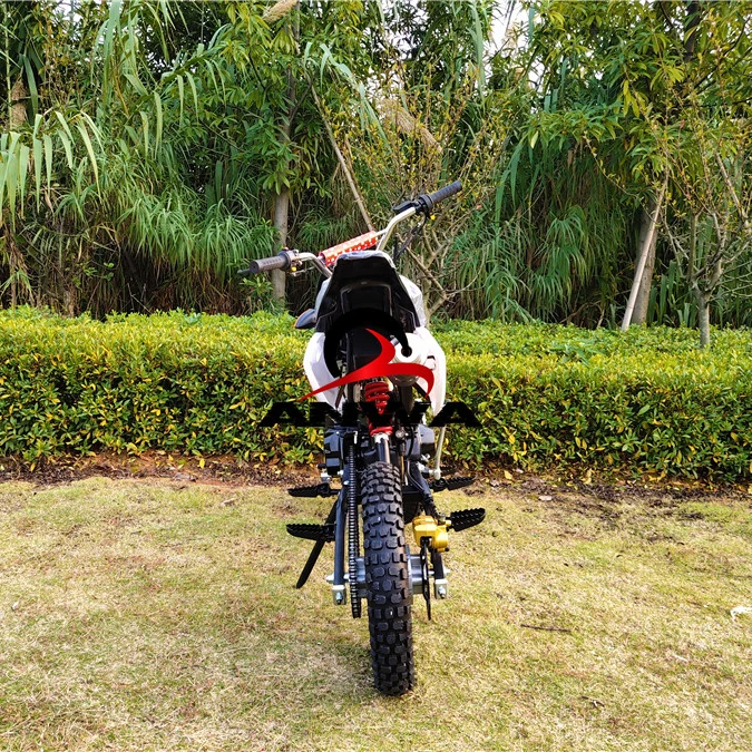 2 Wheels 4 Stroke 125cc Manual Clutch Kick Starting Cross Pit Bike