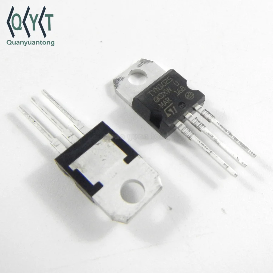 TRIAC TYN1025  25A SCRs 1000V Thysitor Scr TYN 1025  Transistor Through hole TO-220 Thysitor Original
