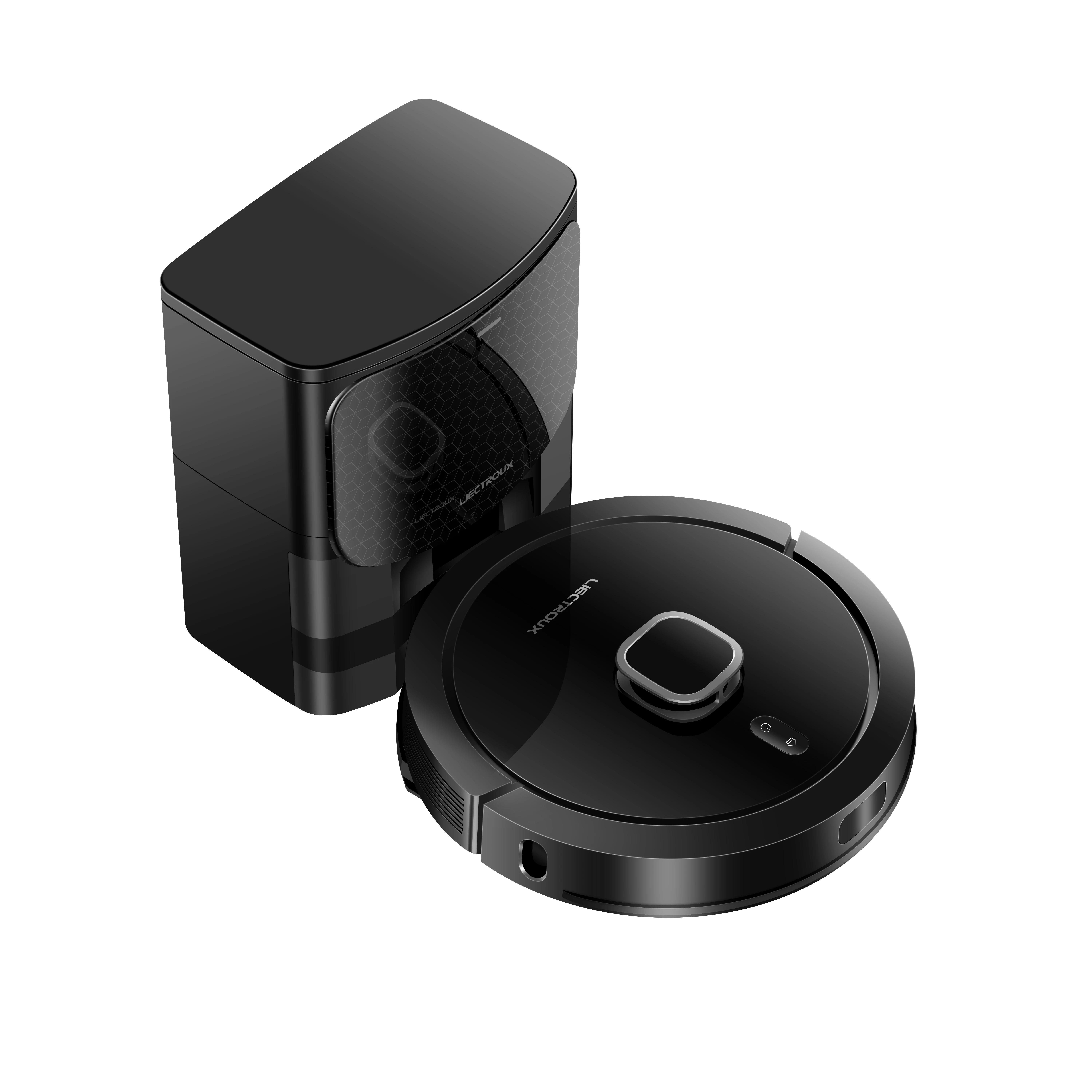 High end  laser navigation self-emptying robot vacuum cleaner LECTROUX G7 with carpet boost technology (ultrasonic wave)