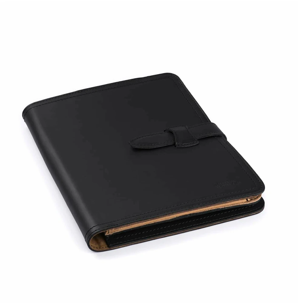 Customized Ideal Gift Letter Size Writing Pad Leather Planner Leather Notebook Cover