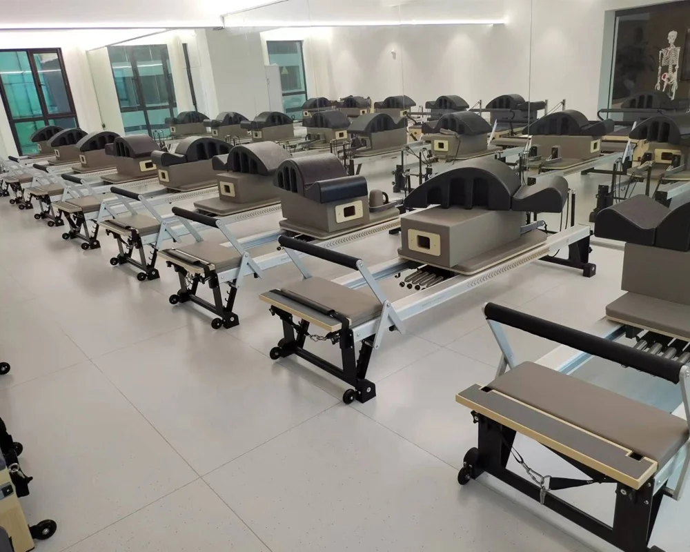 QueenLife SRP116 Merrithew V2 max Aluminum Alloy Pilates Reformer With Tower Pilates Reformer Stott V2 max