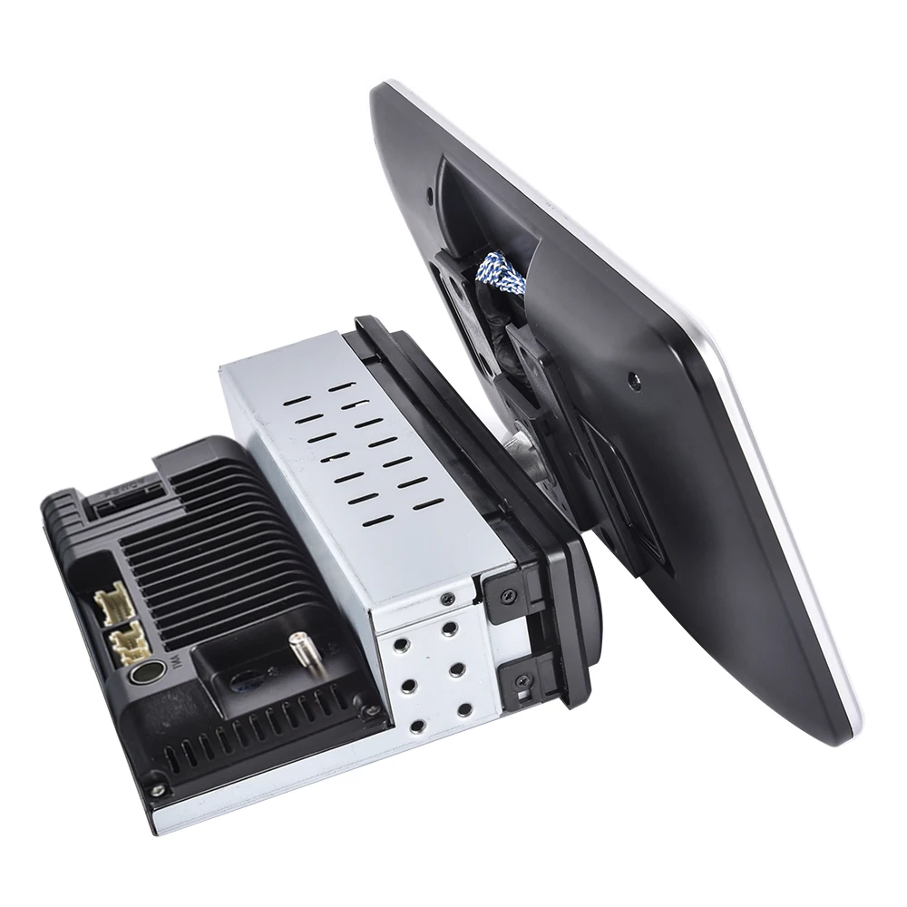 1 Din 10 inch Android 10.0   Car Radio Stereo Autoradio with 180 Degree Rotating Touch Screen Single Din GPS Wifi BT