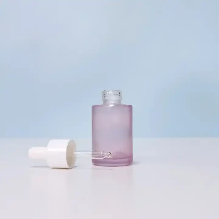 Great 100ml Amber Essential Oil Pipette Golden Dropper Head Glass Bottles For Skincare Essence Packing