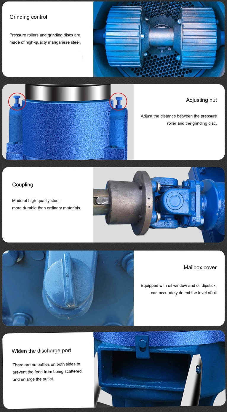 Commonly used in farms feed processing machines food machine for animal high productivity chicken duck goose animal farming