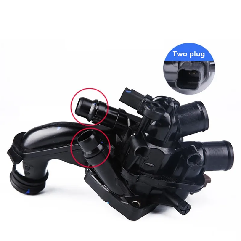 Корпус термостата для Peugeot 208 308 3008 Citroen C4 DS3 9808647180 V763471180 автозапчасти система охлаждения