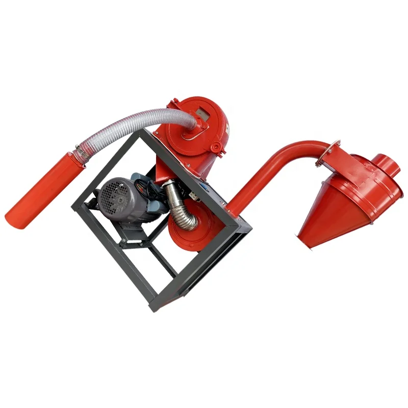 shaofeng Full Automatic Self Suction Corn Grain Grinder Crushing Machine Household Grains Pepper Wheat Beans