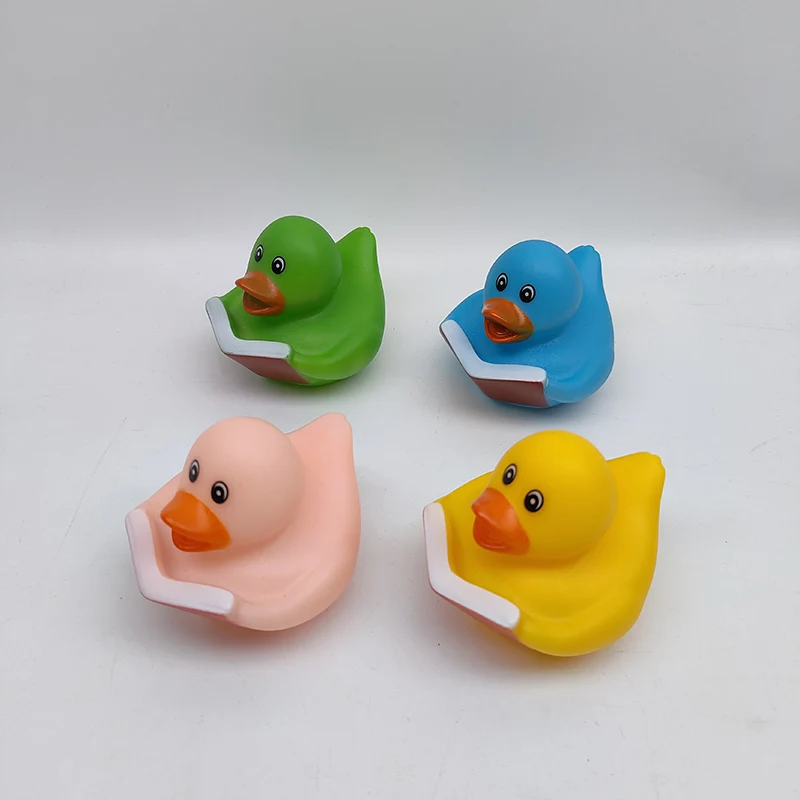 Hot Selling Cartoon Floating Toys Classroom Incentives Summer Beach Pool Activity Rubber Ducks For Kids Birthday Gifts