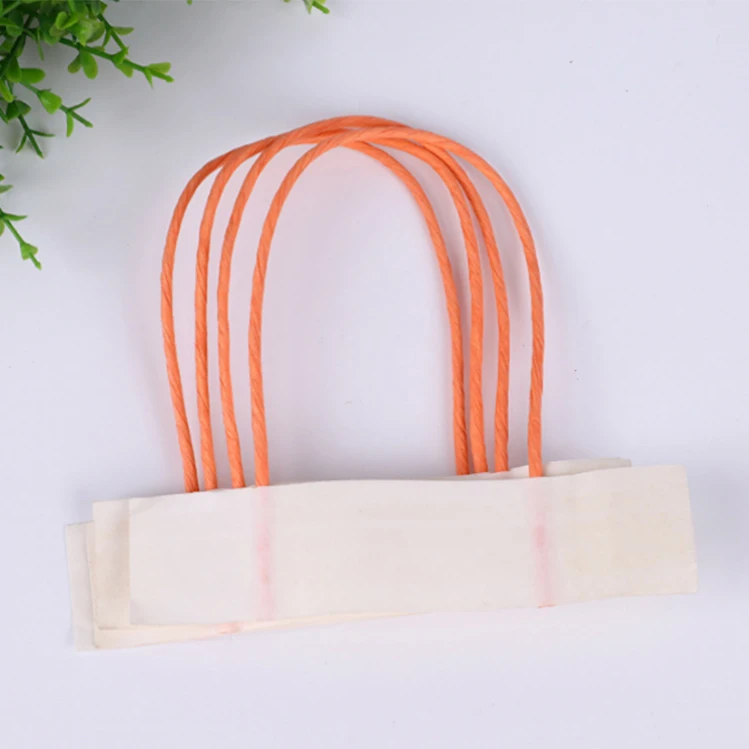 Free sample paper bag twist handle low price kraft shopping bag handles manufacturer