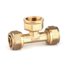 16-32mm PEX Pipe Fitting Male Socket Joint Brass Compression Fittings