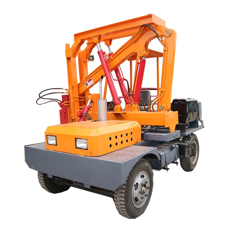 
Highway guardrail pile driver equipment ground screw piling machine 