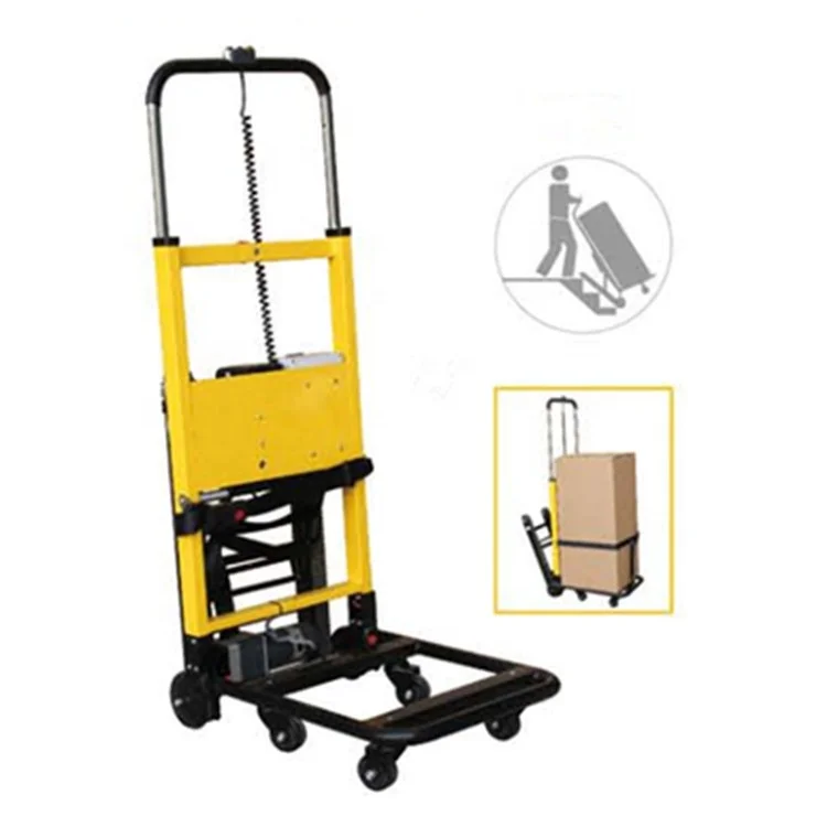 BR-SC003B Powered Electric Stair Climbing Trolley Hand Cart For Heavy Cargo