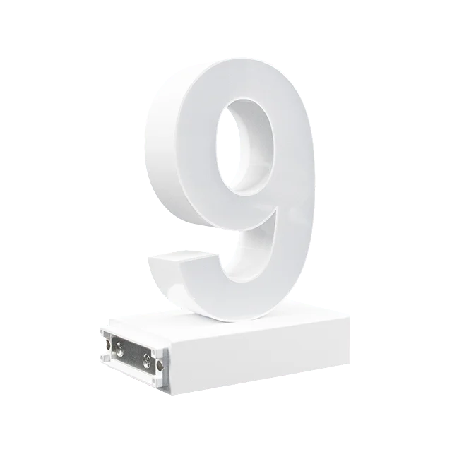 ABCMIX Patented Magnetic LED alphabets, mix & match DIY LED letter with UL, CE, and ROHS - Digital number 9