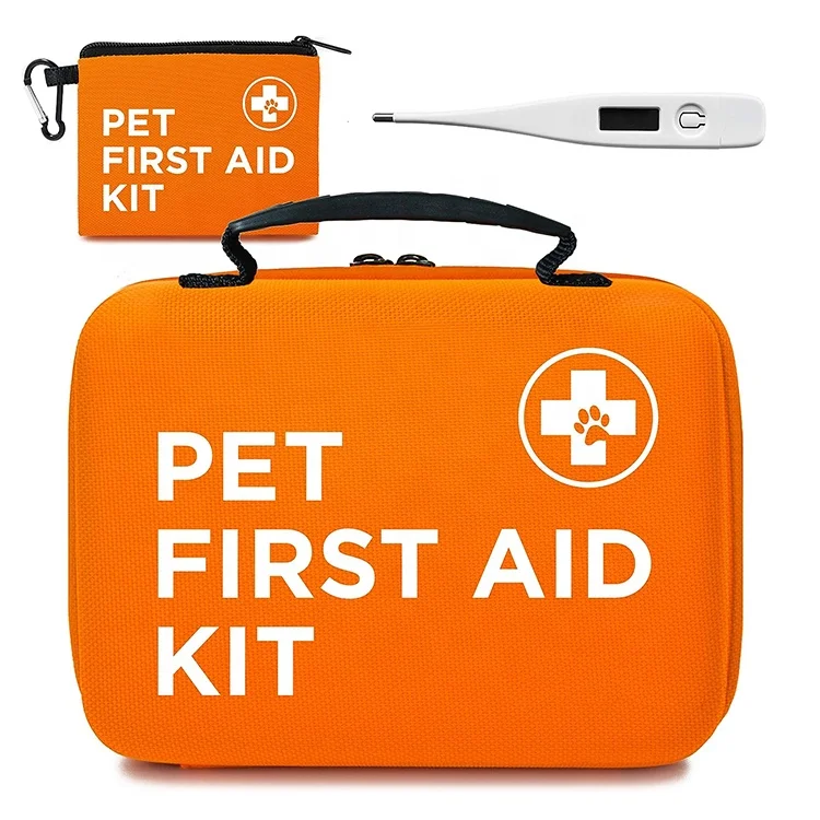 101 PCS Cat Dog First Aid Kit Travel Car Emergency Kit Pet Travel Box Vet First Aid Kit for Home