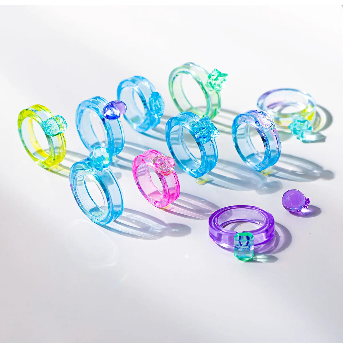 New Product 2023 Popular In China Epoxy Resin Molds Custom Silicon Epoxy Resin Mold Diy Rings Resin Ring Mold