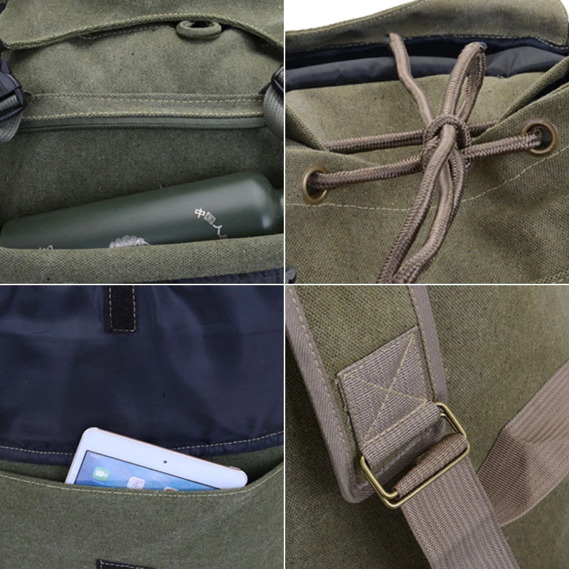 Cost effect 100L custom waterproof canvas military outdoor sports tactical backpack travel